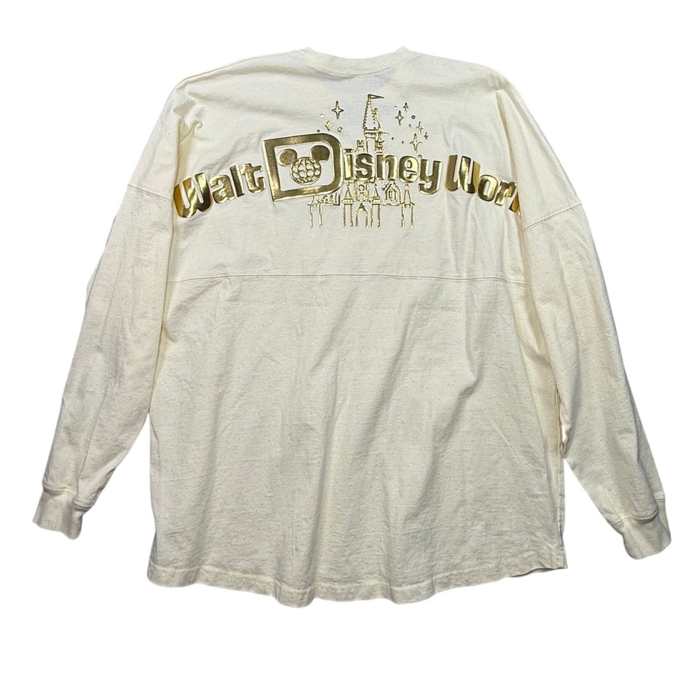 Disney | Cream & Gold Pixie Dust Spirit Jersey Cinderella's Castle Size XXL 2023